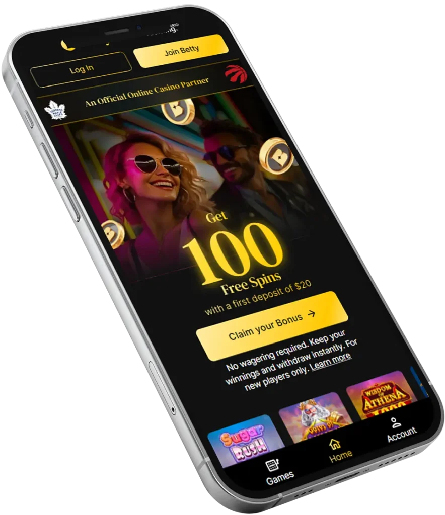 Mobile Casino Main Page